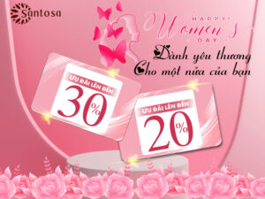 Chương trình khuyến mãi “Tháng 3 tươi xinh – tôn vinh phái đẹp”